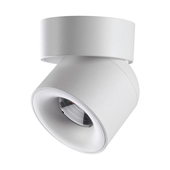 NOVOTECH 358808 OVER NT21 218 белый Светильник накладной светодиодный IP20 LED 10W 850Лм 4000K 220V GESSO