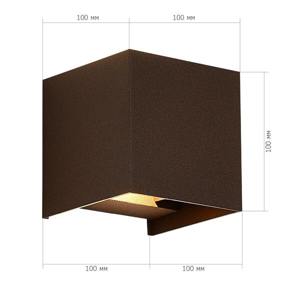 ST LUCE SL9513.601.01 Светильник уличный настенный ST-Luce кортен/кортен LED 1*10W 2700K, изображение 7