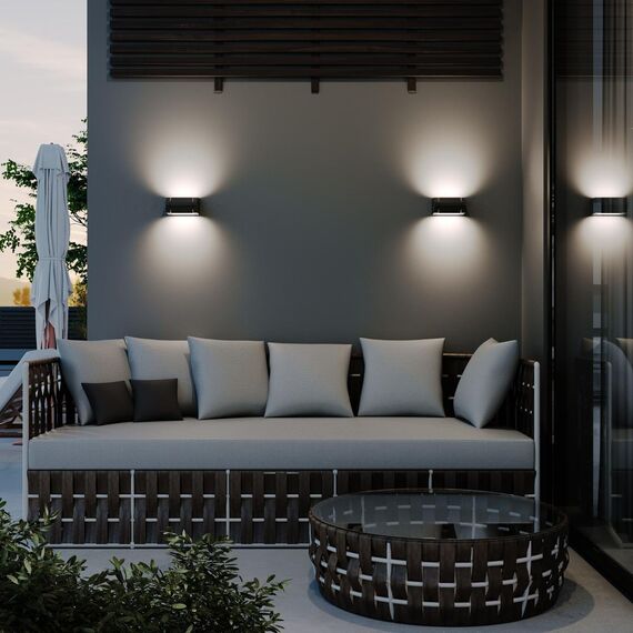 ST LUCE SL9540.701.01 Светильник настенный ST-Luce темно-серый/белый LED 1*8W 3000K, изображение 10