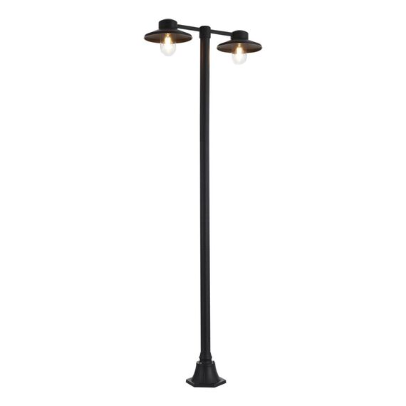 ST LUCE SL9542.705.02 Светильник напольный ST-Luce темно-серый/прозрачный E27 2*60W