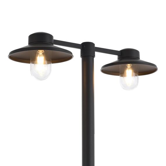 ST LUCE SL9542.705.02 Светильник напольный ST-Luce темно-серый/прозрачный E27 2*60W, изображение 5