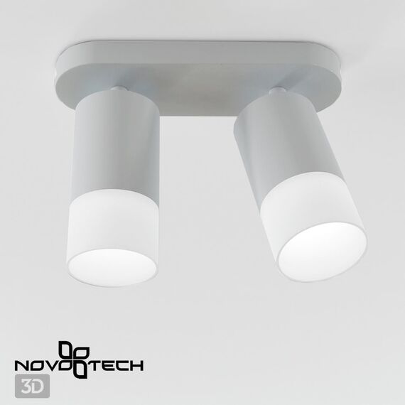 NOVOTECH 370738 OVER NT21 254 белый Светильник накладной IP20 GU10 9W 235V FLAX, изображение 4
