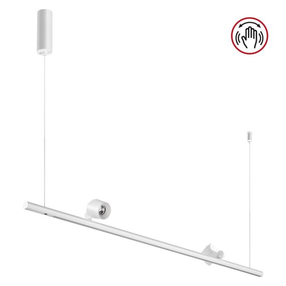 NOVOTECH 359308 OVER NT24 000 белый Светильник подвесной диммируемый (сенсер) IP20 LED 14W+14W 4000K 220-240V FERMO