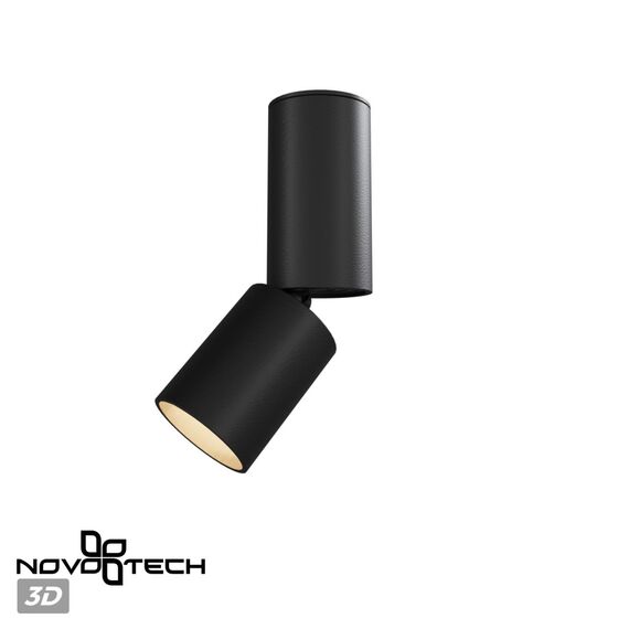 NOVOTECH 359315 OVER NT24 000 черный Светильник накладной светодиодный IP20 LED 5W 85-265V 3000K 600Лм TUBO, изображение 5