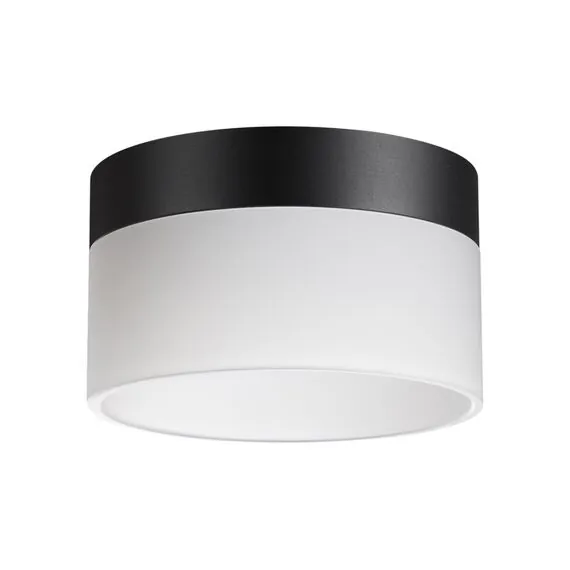 NOVOTECH 359446 OVER NT24 000 черный Светильник накладной светодиодный IP20 LED 18W 220-240V 4000K 1170Лм AURA