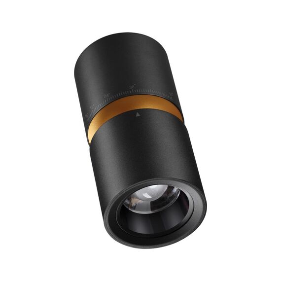 NOVOTECH 359338 OVER NT24 000 черный Светильник накладной светодиодный IP20 LED 10W/3W 3000K 1090Лм 170-265V ARISTO, изображение 7