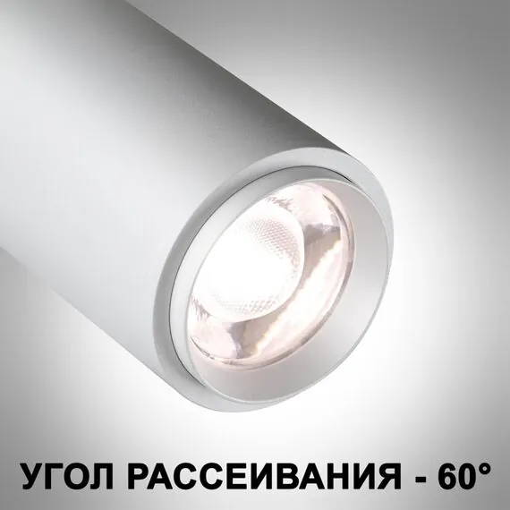 NOVOTECH 359223 OVER NT23 201 белый Светильник накладной с перекл. цв. температуры, мощности IP20 LED 3000К\4000К\6000К 5W/9W/13W 220V NAIL, изображение 4