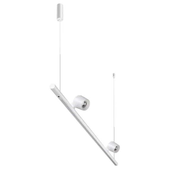 NOVOTECH 359308 OVER NT24 000 белый Светильник подвесной диммируемый (сенсер) IP20 LED 14W+14W 4000K 220-240V FERMO, изображение 8