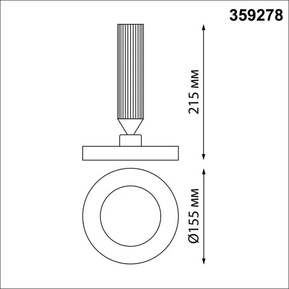 NOVOTECH 359278 OVER NT23 192 белый Светильник накладной светодиодный IP20 LED 18W 85-265V 1350Лм 3000К MIRROR, изображение 2