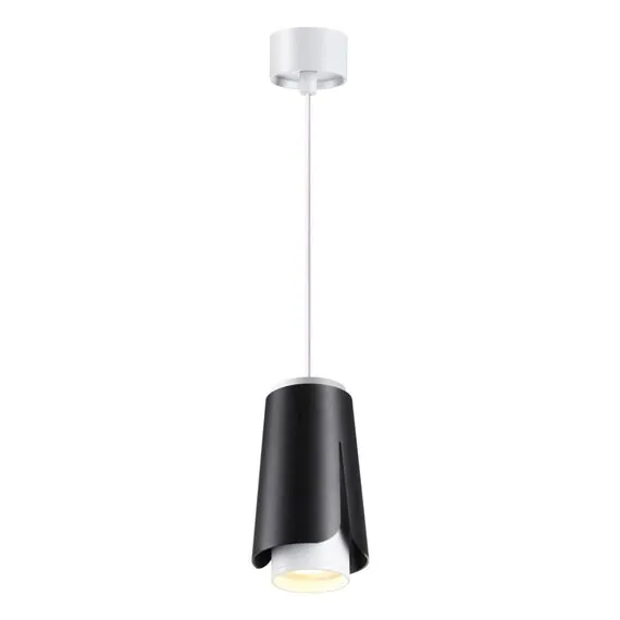 NOVOTECH 370826 OVER NT22 243 черный Светильник накладной, провод 2м IP20 GU10 9W 220V TULIP, изображение 4