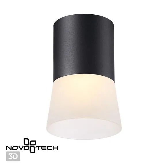 NOVOTECH 370900 OVER NT22 251 черный Светильник накладной IP20 GU10 9W 220V ELINA, изображение 3