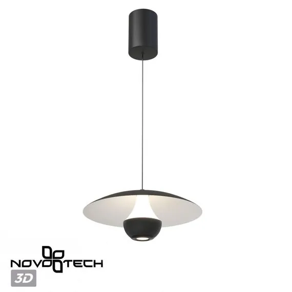 NOVOTECH 359336 OVER NT24 000 черный Светильник подвесной с механизмом регулировки высоты, провод 2м IP20 LED 4W вниз/3W вверх 760Лм 3000K 170-265V IMAN, изображение 5