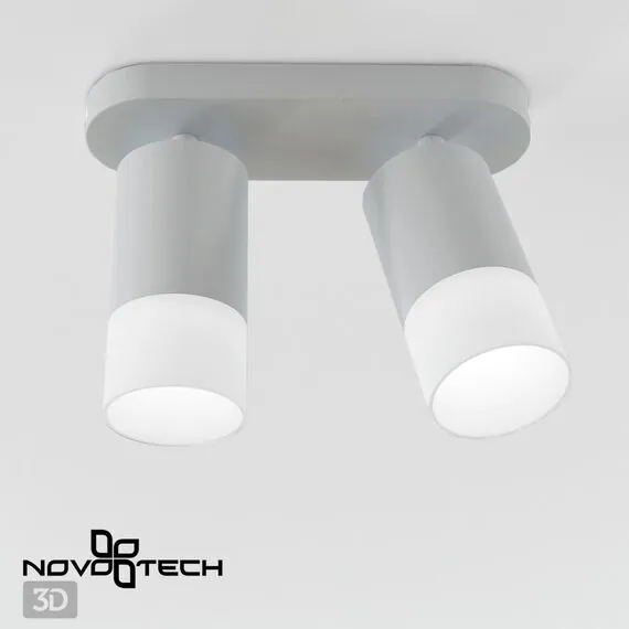NOVOTECH 370738 OVER NT21 254 белый Светильник накладной IP20 GU10 9W 235V FLAX, изображение 4