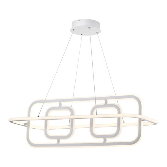 NOVOTECH 359176 OVER NT23 161 белый Светильник подвесной диммируемый, в комплекте пульт ДУ IP20 LED 4000К 185W 220V ONDO, изображение 4