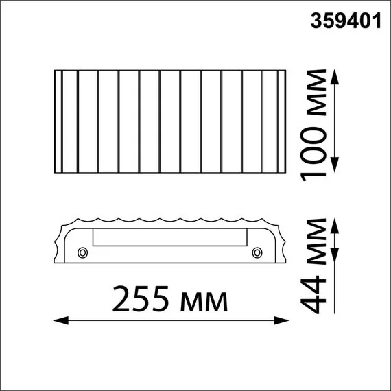 NOVOTECH 359401 OVER NT24 000 белый Светильник настенный с переключателем цв.температуры IP20 LED 8W 220V 3000/4000/6000K YESO, изображение 2