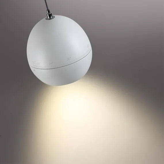 NOVOTECH 359341 OVER NT24 000 белый Светильник подвесной с механизмом регулировки высоты, провод 2м IP20 LED 7W 3000K 760Лм 170-265V SFERO, изображение 4