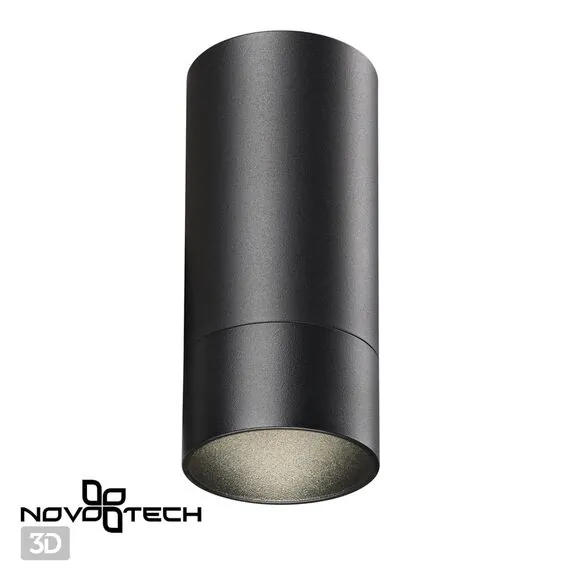 NOVOTECH 370865 OVER NT22 252 черный Светильник накладной IP20 GU10 9W 220V SLIM, изображение 3