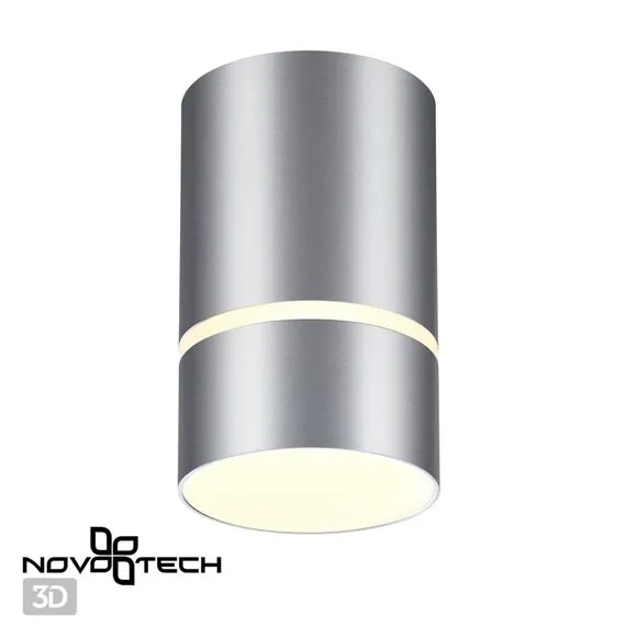NOVOTECH 370733 OVER NT21 256 серебро Светильник накладной IP20 GU10 9W 235V ELINA, изображение 4