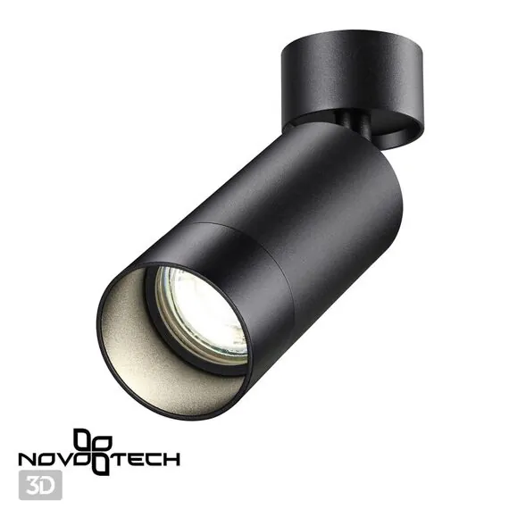 NOVOTECH 370869 OVER NT22 252 черный Светильник накладной IP20 GU10 9W 220V SLIM, изображение 4