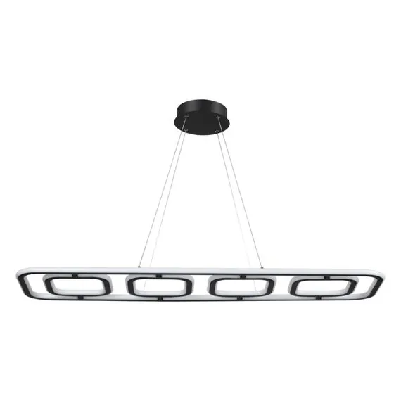NOVOTECH 359185 OVER NT23 165 черный Светильник подвесной диммируемый, в комплекте пульт ДУ IP20 LED 4000К 175W 220V ONDO, изображение 7
