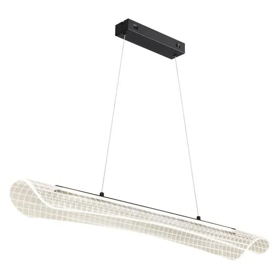 NOVOTECH 359191 OVER NT23 155 черный Светильник подвесной диммируемый, в комплекте пульт ДУ IP20 LED 3000К~6000К 32W 220-240V WELLE, изображение 3