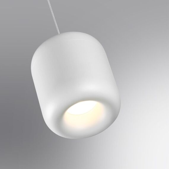 NOVOTECH 359437 OVER NT24 000 белый Светильник подвесной с механизмом регулировки высоты, провод 2м IP20 LED 10W 220-240V 3000K 650Лм LISSE, изображение 4