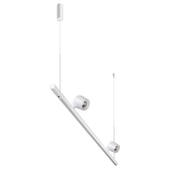 NOVOTECH 359308 OVER NT24 000 белый Светильник подвесной диммируемый (сенсер) IP20 LED 14W+14W 4000K 220-240V FERMO, изображение 8