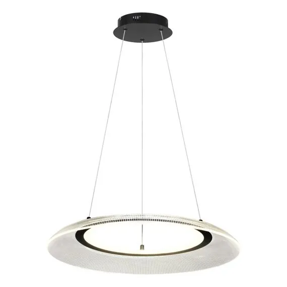 NOVOTECH 359189 OVER NT23 154 черный Светильник подвесной диммируемый, в комплекте пульт ДУ IP20 LED 3000К~6000К 48W 220-240V WELLE, изображение 3