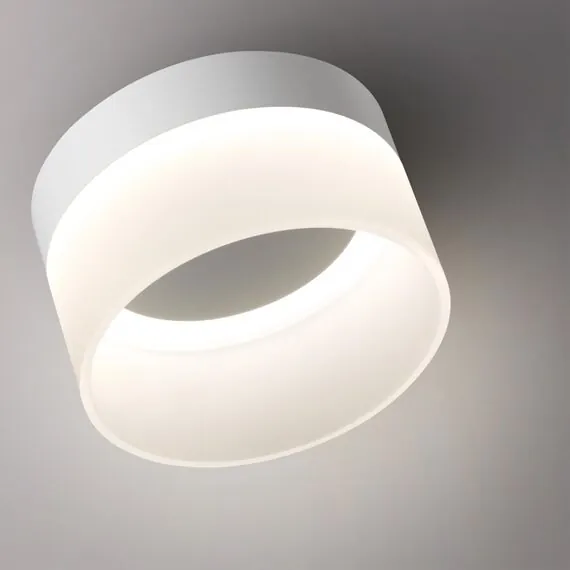 NOVOTECH 359445 OVER NT24 000 белый Светильник накладной светодиодный IP20 LED 18W 220-240V 4000K 1170Лм AURA, изображение 4