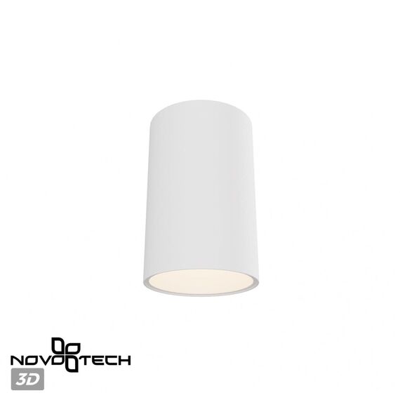 NOVOTECH 359417 OVER NT24 000 белый Светильник накладной влагозащищённый IP54 LED 10W 170-265V 4000К 830Лм RECTE, изображение 5