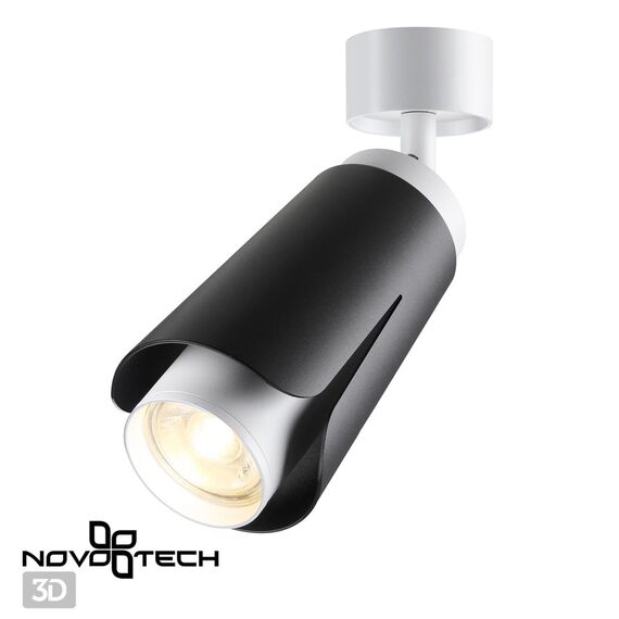 NOVOTECH 370828 OVER NT22 243 черный Светильник накладной IP20 GU10 9W 220V TULIP, изображение 4