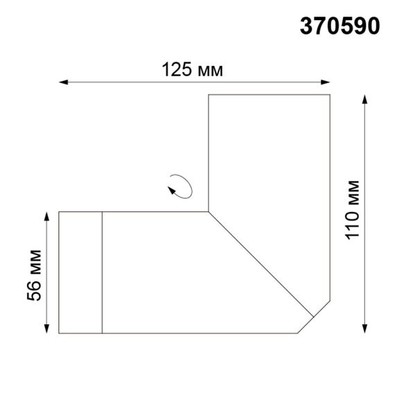 NOVOTECH 370590 OVER NT19 248 серебристый черный Накладной светильник IP20 GU10 50W 220-240V ELITE, изображение 2