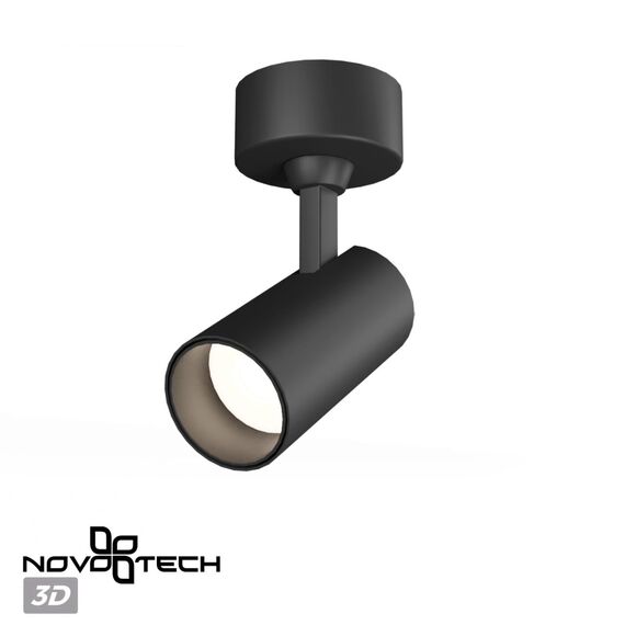 NOVOTECH 359230 OVER NT23 220 черный Светильник накладной светодиодный IP20 LED 15W 220V 1440Лм 4000К SELENE, изображение 4