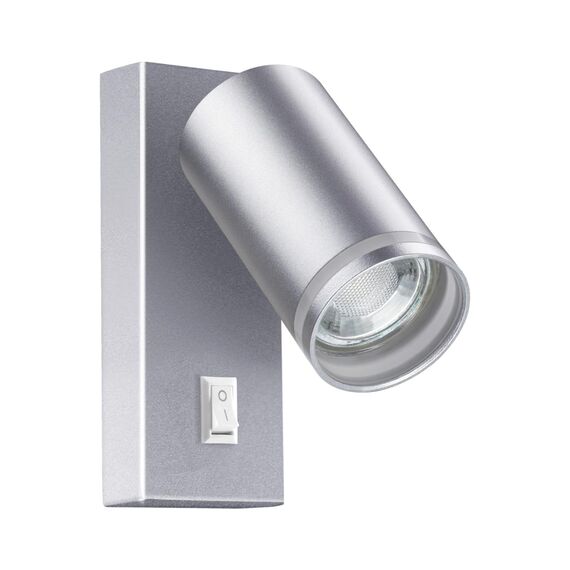 NOVOTECH 370895 OVER NT22 250 серебро Светильник накладной настенный IP20 GU10 9W 220V ULAR