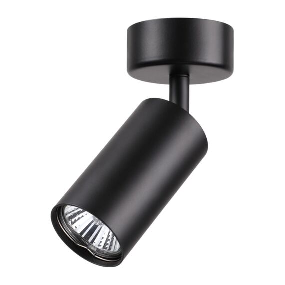 NOVOTECH 370417 OVER NT19 259 черный Накладной светильник IP20 GU10 50W 220V PIPE