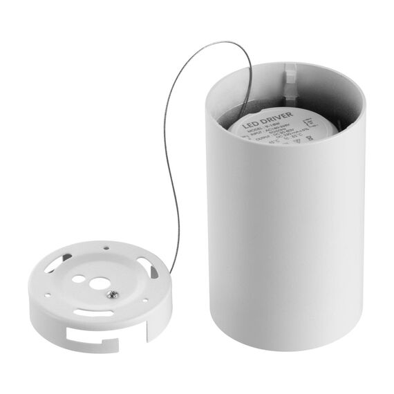 NOVOTECH 359421 OVER NT24 000 белый Светильник накладной влагозащищённый IP54 LED 15W 170-265V 4000К 1350Лм RECTE, изображение 6