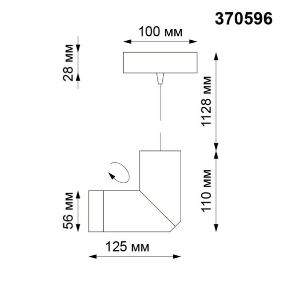 NOVOTECH 370596 OVER NT19 248 матовый белый Накладной светильник IP20 GU10 50W 220-240V ELITE, изображение 2
