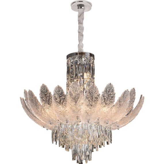 Fluorite FL1055-19P Люстра подвесная Florens Chrome, изображение 2
