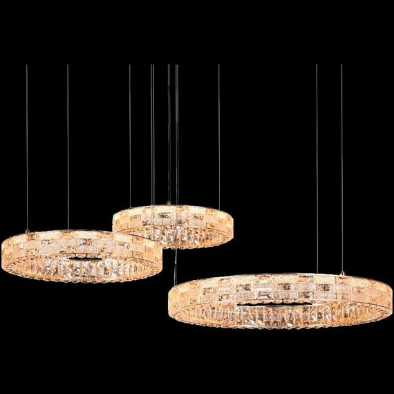 Fluorite FL1051-30P Люстра подвесная Festo Gold, изображение 2