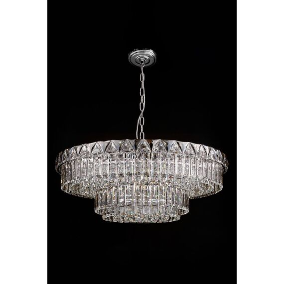 Fluorite FL1085-21P Люстра подвесная Normandie Chrome, изображение 2