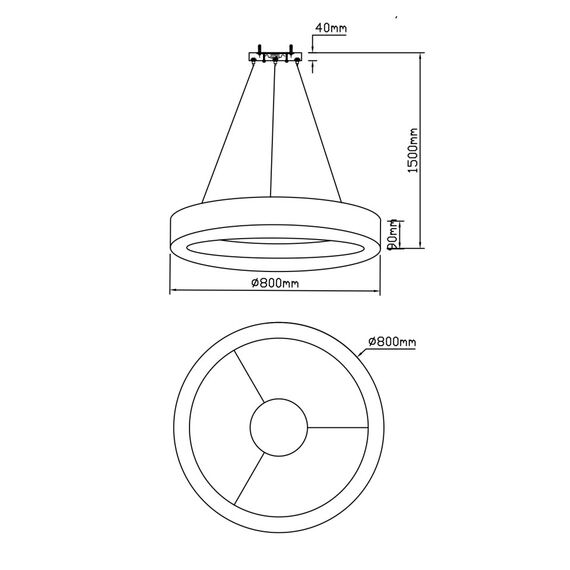 Fluorite FL1030-8P Подвесная люстра Modum, изображение 3