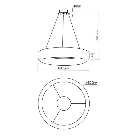 Fluorite FL1031-8P Подвесная люстра Modum, изображение 3