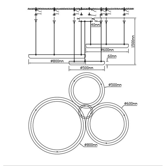 Fluorite FL1031-30PW Подвесная люстра Modum, изображение 6