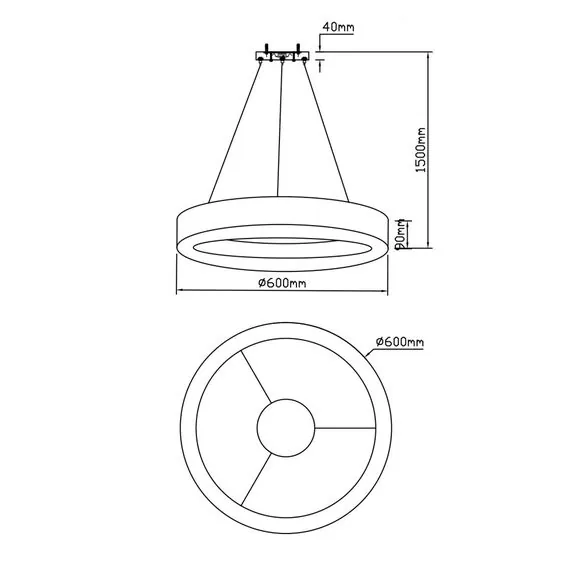 Fluorite FL1030-6P Подвесная люстра Modum, изображение 2