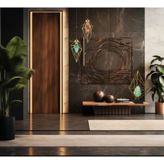 Fluorite FL1101-1T2 Настольная лампа La Сitta Blue, изображение 4
