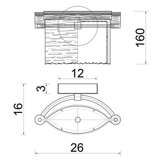 Fluorite FL1104-1W Бра De Palais, изображение 5