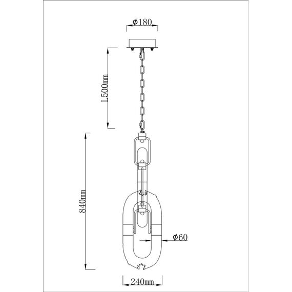 Fluorite FL1100-2P Подвесной светильник Anelli, изображение 6