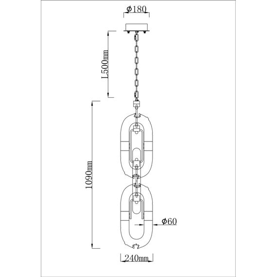 Fluorite FL1100-3P Подвесной светильник Anelli, изображение 5