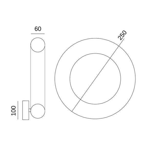 Fluorite FL1111-1W Бра Missio, изображение 5