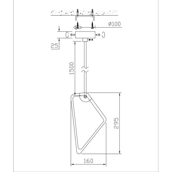 Fluorite FL1162-1P1 Подвесной светильник Visio, изображение 2